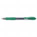 Pilot G-207 Retractable Gel Rollerball Pen 0.7mm Tip 0.39mm Line Green (Pack 12) - 41101204 31116PT