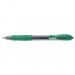Pilot G-207 Retractable Gel Rollerball Pen 0.7mm Tip 0.39mm Line Green (Pack 12) - 41101204 31116PT