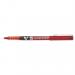 Pilot V5 Hi-Tecpoint Liquid Ink Rollerball Pen 0.5mm Tip 0.3mm Line Red (Pack 12) - 100101202 31193PT