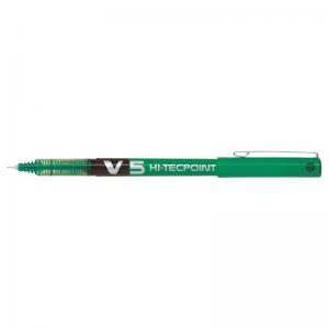 Pilot V5 Hi-Tecpoint Liquid Ink Rollerball Pen 0.5mm Tip 0.3mm Line