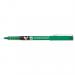 Pilot V5 Hi-Tecpoint Liquid Ink Rollerball Pen 0.5mm Tip 0.3mm Line Green (Pack 12) - 100101204 31207PT