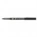 Pilot V7 Hi-Tecpoint Liquid Ink Rollerball Pen 0.7mm Tip 0.5mm Line Black (Pack 12) - 101101201 31235PT