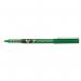 Pilot V7 Hi-Tecpoint Liquid Ink Rollerball Pen 0.7mm Tip 0.5mm Line Green (Pack 12) - 101101204 31256PT