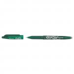 Pilot FriXion Ball Erasable Gel Rollerball Pen 0.7mm Tip 0.35mm Line Green (Pack 12) - 224101204 31284PT