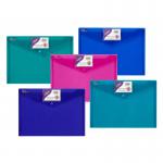 Snopake Polyfile ID Wallet File Polypropylene A4 Electra Assorted Colours (Pack 5) - 14734 31287SN