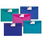 Snopake Polyfile ID Wallet File Polypropylene A4 Electra Assorted Colours (Pack 5) - 14734 31287SN