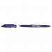 The photo shows a set of 12 Pilot FriXion Ball Erasable Gel Rollerball Pens in violet color. Each pen has a 0.7mm tip and produces a 0.35mm fine line. The pens have a sleek design with a comfortable grip and a pocket clip. The vibrant violet color stands out against the white background. The packaging features the Pilot logo and product name. Perfect for all your writing needs, these pens offer smooth and precise writing, with the added bonus of being erasable.