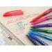 Pilot FriXion Point Erasable Gel Rollerball Pen 0.5mm Tip 0.25mm Line Black (Pack 12) - 227101201 31298PT