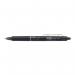 Pilot FriXion Clicker Erasable Retractable Gel Rollerball Pen 0.7mm Tip 0.35mm Line Black (Pack 12) - 229101201 31326PT