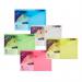 Snopake Polyfile Wallet File Polypropylene Foolscap Classic Assorted Colours (Pack 5) - 10087X 31399SN