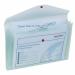 Snopake Polyfile Trio Wallet File Polypropylene Foolscap Clear (Pack 5) - 14966 31406SN