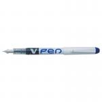 Pilot V-Pen Erasable Disposable Fountain Pen Blue (Pack 12) - 631101203 31431PT