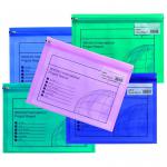 Snopake Zippa Bag S Polypropylene A5 140 Micron Electra Assorted Colours (Pack 25) - 14135 31462SN