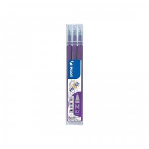 Pilot Refill for FriXion BallClicker Pens 0.7mm Tip Violet Pack 3 -