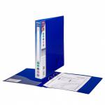 Snopake Superline Ring Binder 2 O-Ring A4 25mm Rings Electra Blue (Pack 10) - 10159 31630SN