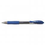 Pilot G-207 Retractable Gel Rollerball Pen 0.7mm Tip 0.39mm Line Blue (Pack 20) - 3131910516477 31655PT