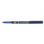 Pilot V7 Hi-Tecpoint Liquid Ink Rollerball Pen 0.7mm Tip 0.5mm Line Blue (Pack 20) - 3131910516545 31690PT