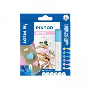 Pilot Pintor Medium Bullet Tip Paint Marker 4.5mm Pastel Assorted