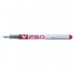 Pilot V-Pen Erasable Disposable Fountain Pen Pink (Pack 12) - 631101209 31760PT