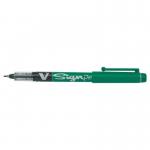 Pilot V Sign Liquid Ink Pen 2mm Tip 0.6mm Line Green (Pack 12) - 301101204 31844PT