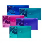 Snopake Polyfile Wallet File Polypropylene DL Electra Assorted Colours (Pack 5) - 10035 31861SN