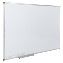 Cheap Stationery Supply of Magiboards Slim Magnetic Whiteboard Aluminium Frame 2400x1200mm 31942MA Office Statationery