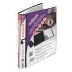 Snopake ReOrganiser A4 Display Book 40 Pocket Black - 15780 32134SN