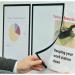 Magiboards Solo Magnetic Sign Holder A4 Black (Pack 12) - AW1400BLA 32292MA