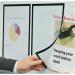 Magiboards Solo Magnetic Sign Holder A4 Black (Pack 12) - AW1400BLA 32292MA