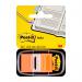 Post-it Index Flags Repositionable 25x43mm 12x50 Tabs Orange (Pack 600) 7000144932 32393TT