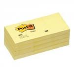 Post-it Note Recycled 38x51mm 100 Sheets Canary Yellow (Pack 12) 7100172760 32435TT