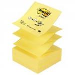 Post-it Z Notes 76x76mm 100 Sheets Canary Yellow (Pack 12) 7100103164 32456TT