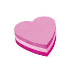 Post-it Heart Shaped Block Pad 70x70mm 225 Sheets Pink 2007H - 7100172402 32715TT