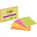 Post-it Super Sticky Meeting Pad 149x98mm 45 Sheets Neon Colours (Pack 4) 6445-SSP - 7100043257 32799TT