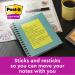 Post-it Super Sticky Notes 102x152mm Ruled 75 Sheets Ultra Yellow (Pack 6) 7100172740 32820TT