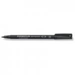 Staedtler Lumocolor OHP Pen Permanent Medium 0.8mm Line Black (Pack 10) - 317-9 33226TT