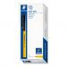 Staedtler 430 Stick Ballpoint Pen 0.8mm Tip 0.30mm Line Black (Pack 10) - 430F9 33296TT