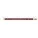 Staedtler 112 Tradition HB Pencil Rubber Tip Red/Black Barrel (Pack 12) - 112HBRT 33317TT