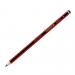 Staedtler 110 Tradition 4B Pencil Red/Black Barrel (Pack 12) - 110-4B 33331TT
