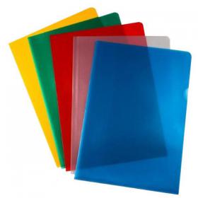 ValueX Cut Flush Folder Polypropylene A4 120 Micron Assorted Colours (Pack 50) - 8020645 33447PF