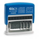 Colop S120WD Self Inking Dial A Phrase Word and Date Stamp BlueRed Ink - 104960 34035CL