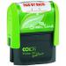 Colop Green Line P20 Self Inking Word Stamp PAID BY BACS 35x12mm Red Ink - C144837BAC 34070CL