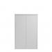 Phoenix SCL Series 2 Door 3 Shelf Steel Storage Cupboard in Grey with Key Lock SCL1491GGK 