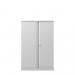 Phoenix SCL Series 2 Door 3 Shelf Steel Storage Cupboard in Grey with Key Lock SCL1491GGK 