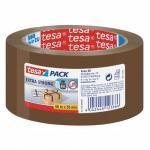 Tesa Extra Strong PVC Packaging Tape 50mmx66m Brown (Pack 6) 57173 34385TE