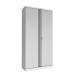 Phoenix SCL Series 2 Door 4 Shelf Steel Storage Cupboard in Grey with Key Lock SCL1891GGK 