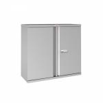 Phoenix SCL Series 2 Door 1 Shelf Steel Storage Cupboard in Grey with Electronic Lock SCL0891GGE 