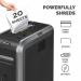 Fellowes Powershred 125Ci Cross Cut Shredder 53 Litre 18 Sheet BlackGrey 4612101 34444FE