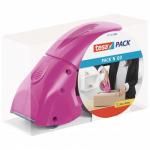 tesa Hand Packaging Tape Dispenser Pink