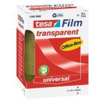 Tesafilm Transparent Tape 19mmx66m Clear (Pack 8) 34714TE